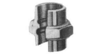 IMPA 730704 — Union malleable cast iron galv, 1/2"