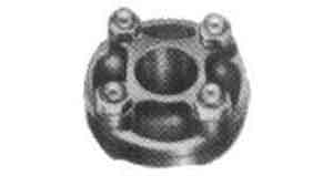 IMPA 730954 — Flange malleable cast iron, galv 1-1/4