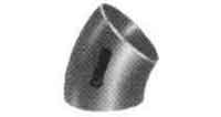 IMPA 731435 — Elbow steel butt-welding 45deg, long radius h.p. sch-80 300a