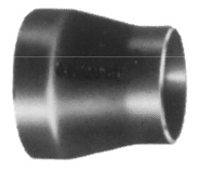 IMPA 731608 — Reducer concentric steel, butt-welding hp sch40 300x150a