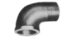 IMPA 731739 — Elbow street steel 2 90deg, threaded for h.p. pipe fitting