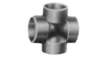 IMPA 731770 — Cross steel 2-1/2 threaded, for h.p. pipe fitting