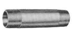 IMPA 731889 — Nipple long steel 2-1/2 x 4", threaded for h.p. pipe fitting