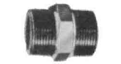 IMPA 731902 — Nipple hexagon steel 1/4, threaded for h.p. pipe fitting