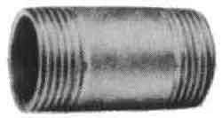 IMPA 732632 — Nipple round stainless steel, 1/4 threaded