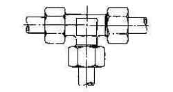 IMPA 733372 — Tee compression steel, 28mm 350kg