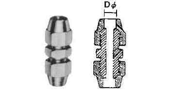 IMPA 733708 — Union coupling flared brass, 1/2x1/2"