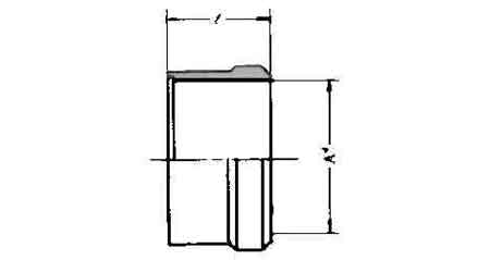 IMPA 734103 — Sleeve brass for flareless, tube fitting 8x9mm