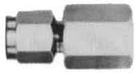 IMPA 734372 — Connector female flareless, stainless steel 6mmxpf1/4