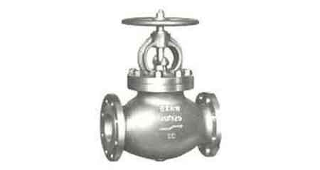 IMPA 750436 — Globe valve cast-steel flanged, f7313 20kg-100mm