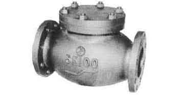 IMPA 751315 — Globe valve lift check c-iron, flanged f7358 5kg-125mm