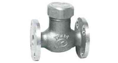 IMPA 751364 — Globe valve lift check bronze, fl'ged u-bonnet f7417 16k-32mm