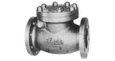 IMPA 751422 — Swing check valve cast-iron, flanged f7372 5kg-65mm