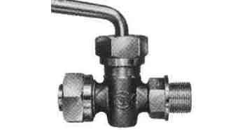 IMPA 751634 — Cock screwed-end bronze, f7387 16kg-20mm