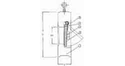 IMPA 755972 — Valve check carbon steel din, wafer long pn16 #4012 450mm