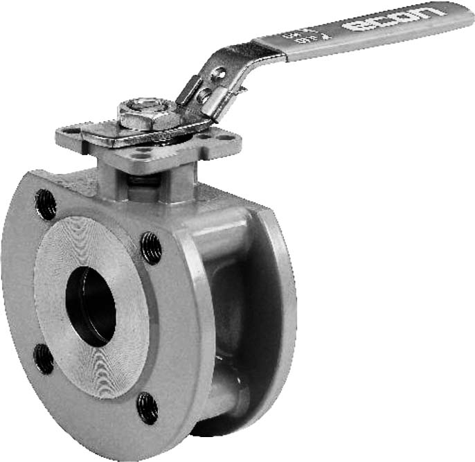 IMPA 756783 — Ball valve din forged steel, wafer type pn 40 #7343 dn 25