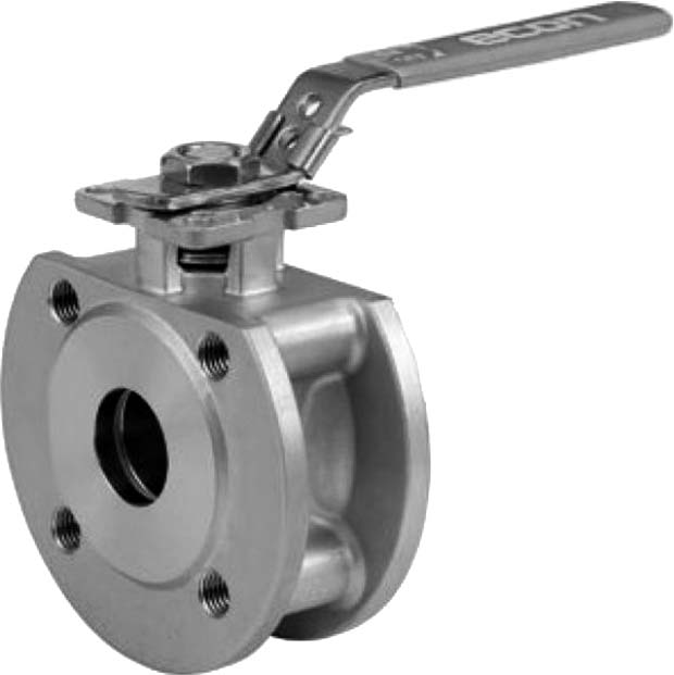 IMPA 756898 — Ball valve din stainless steel, wafer type pn 16 #7383 dn 150