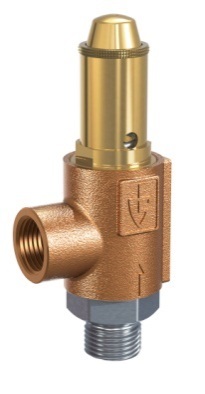IMPA 757372 — Valve safety gunmetal #861sgk, din 0.5-50 bar dn10