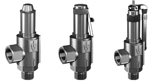 IMPA 757394 — Valve safety s.steel #461tgo, din 0.5-70 bar dn15