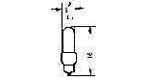 IMPA 790718 — Lamp pilot miniature s5.5-0, 28v 0.04a 5x16mm