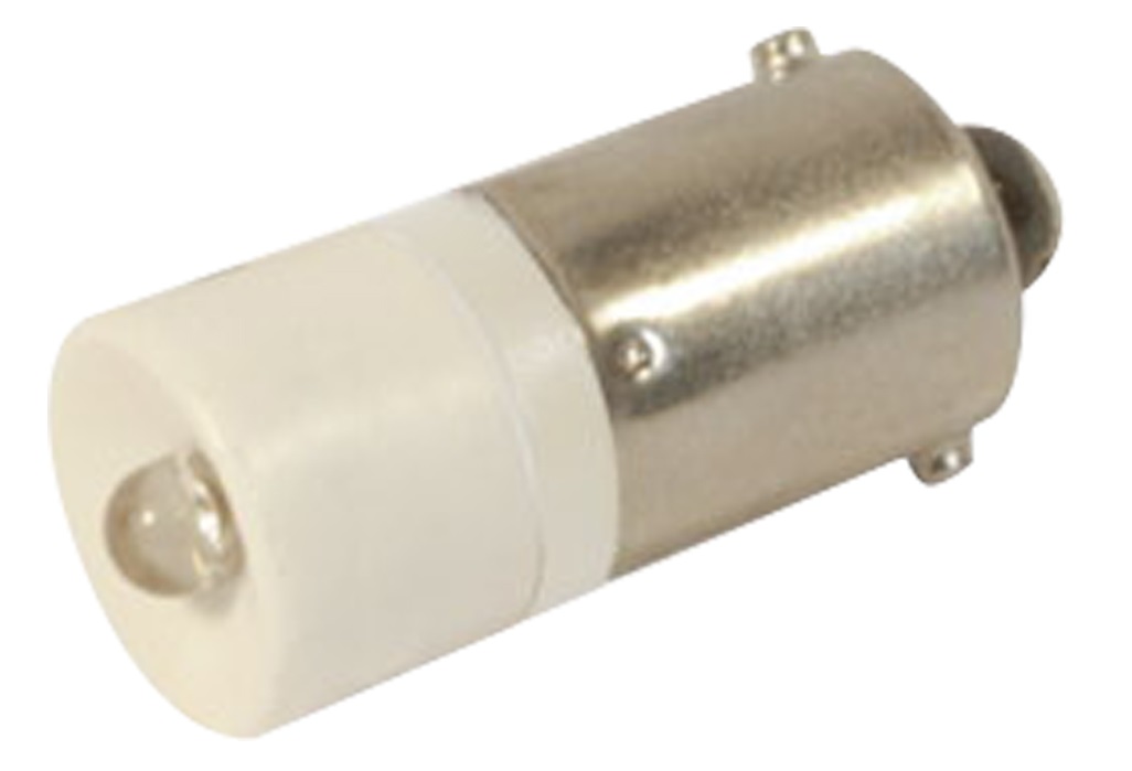 IMPA 790774 — Lamp indicator single led ba9s, 10x24mm 24-28volt white 