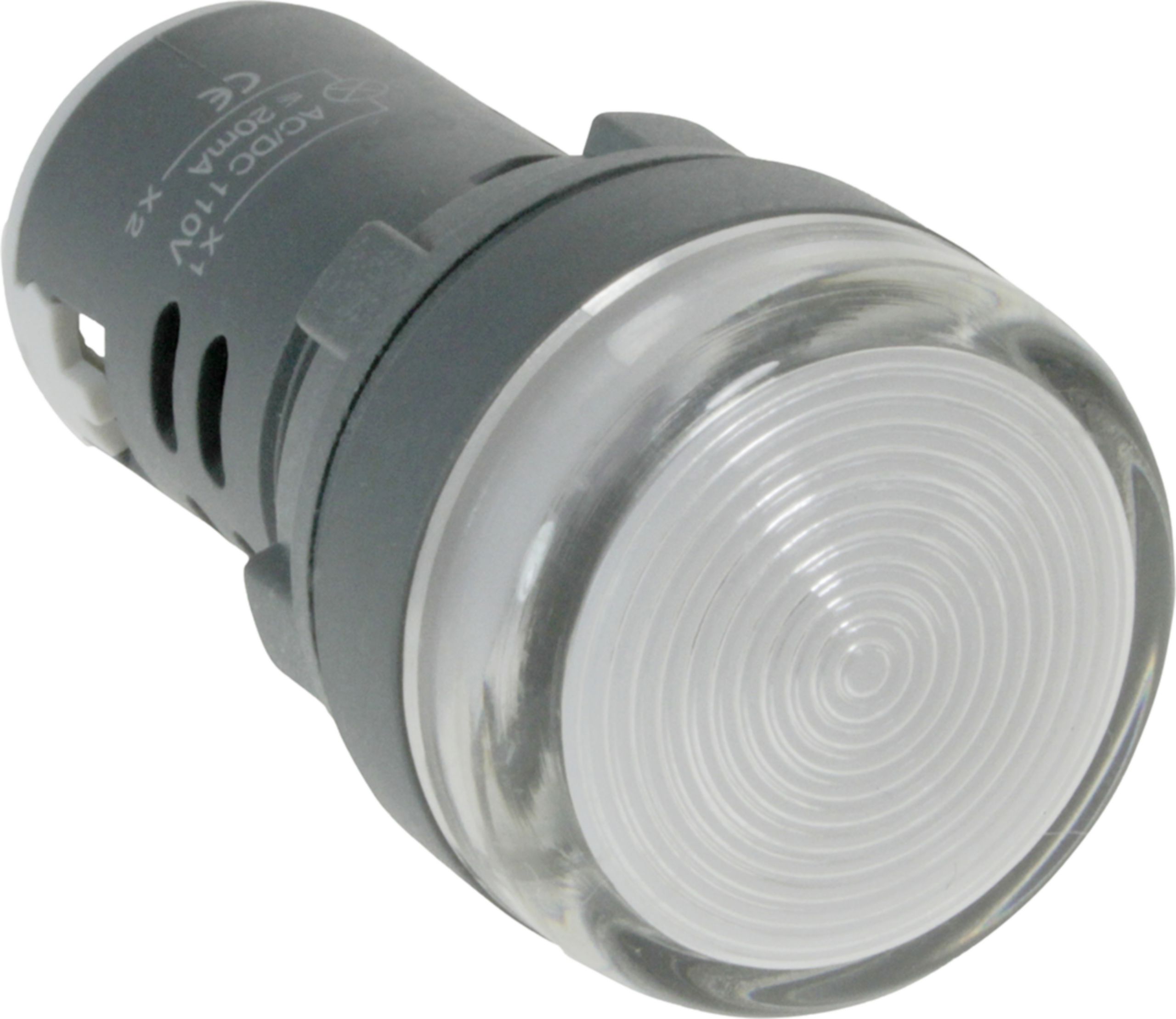 IMPA 790892 — Light panel indicating led, 24v ac/dc 20ma fit:22mm white