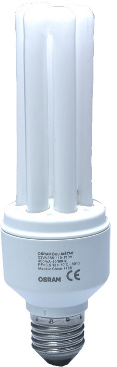 IMPA 791497 — Lamp energy saving compact fl, 130vac 9w e14 t4-2u 40x135mm