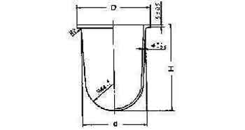 IMPA 792071 — Glass globe flange type f90a