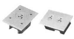 IMPA 792972 — Receptacle cabin flush double, stainless steel plate