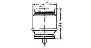 IMPA 793981 — Fuse din diazed quick acting, r2 ac500v 125a