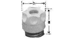 IMPA 793942 — Fuse cap for "d" fuse, e-27 up to 25a
