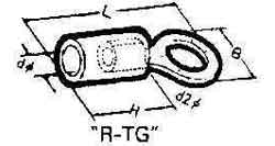 IMPA 794702 — Cable shoe clamping type r-tg, nominal size 1.25-4