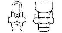 IMPA 794743 — Antenna connector for 22mm/sq