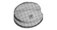 IMPA 794867 — Insulator antenna type d, porcelain 75mm diam