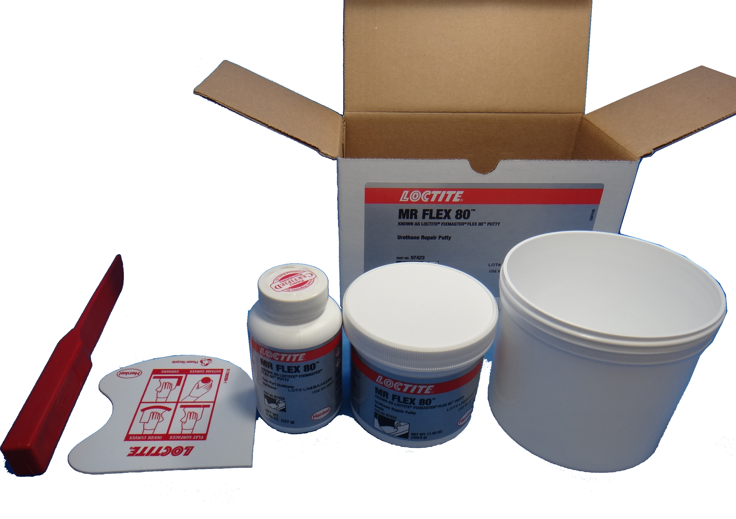 IMPA 812187 — Belt repair&urethane putty, loctite flex80 black 1lb