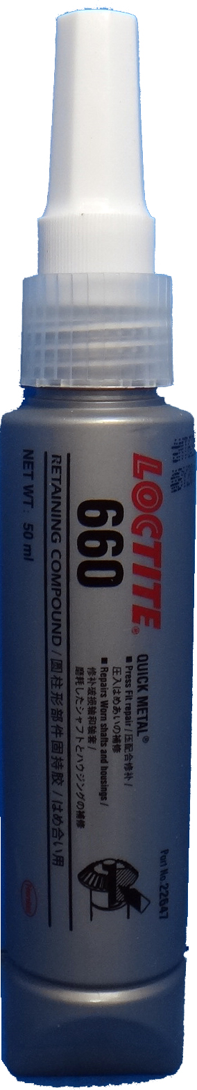 IMPA 812830 — Retaining compound loctite 660, quick metal 50ml