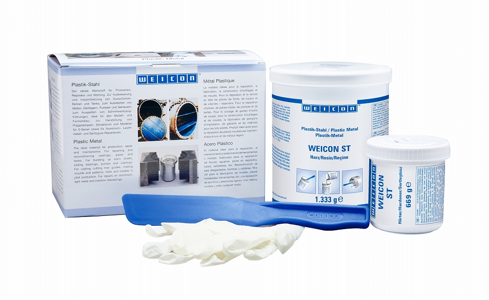 IMPA 812944 — Metallic filled putty weicon st, 2.0kg 