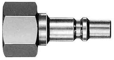 IMPA 850371 — Quick coupler plug for oxygen, female threadend m16x1.5 s22pf 