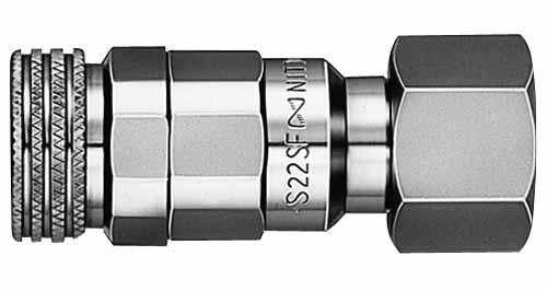 IMPA 850373 — Quick coupler socket f/oxygen, female threadend m16x1.5 s22sf