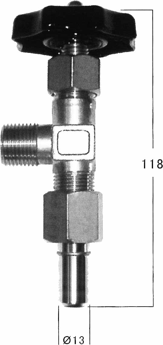 IMPA 850503 — Valve gas outlet station ox-y, in: pf3/8 out: 3/4-16unf (r) 