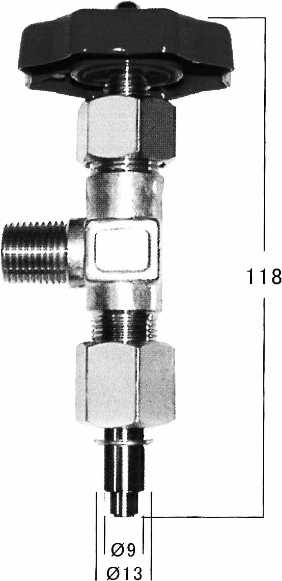 IMPA 850509 — Valve gas outlet station ac-y, in: pf3/8 out: 3/4-16unf (l) 