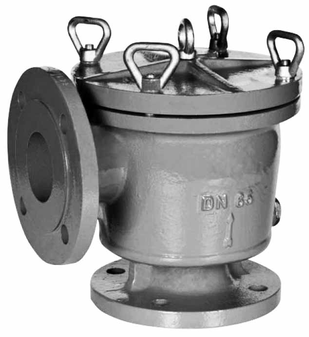 IMPA 872079 — Mud box din cast iron basket, flanged pn10 angle #1188 100mm