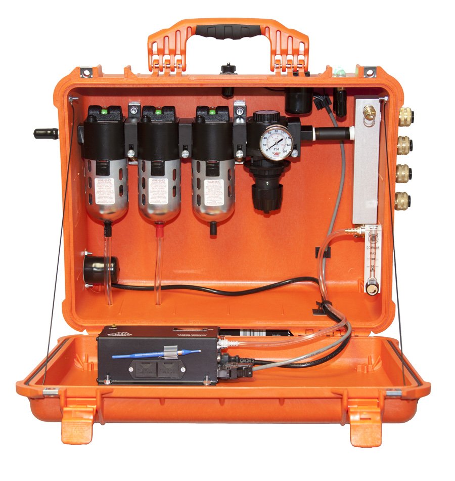Air Systems Portable Grade-D Breathing Air Filtration with CO Monitor and Independent Regulators BB100-CO4R