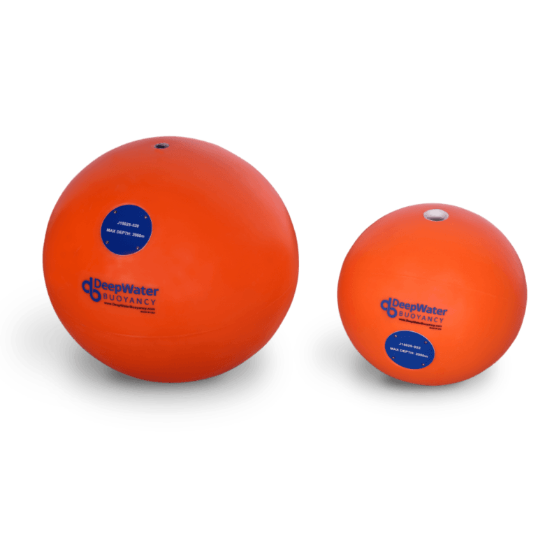 DeepWater Buoyancy 25" Hydro-FloatTM Mooring Buoy, 750m