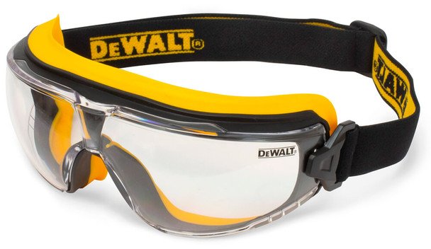 DeWalt DPG84-13D Insulator Goggles - Yellow Frame - Clear Anti-Fog Lens