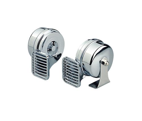 Eval Chrome Plated Horn Pair