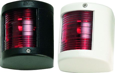 Eval Port Light Red 12v/10w 112.5° - Black