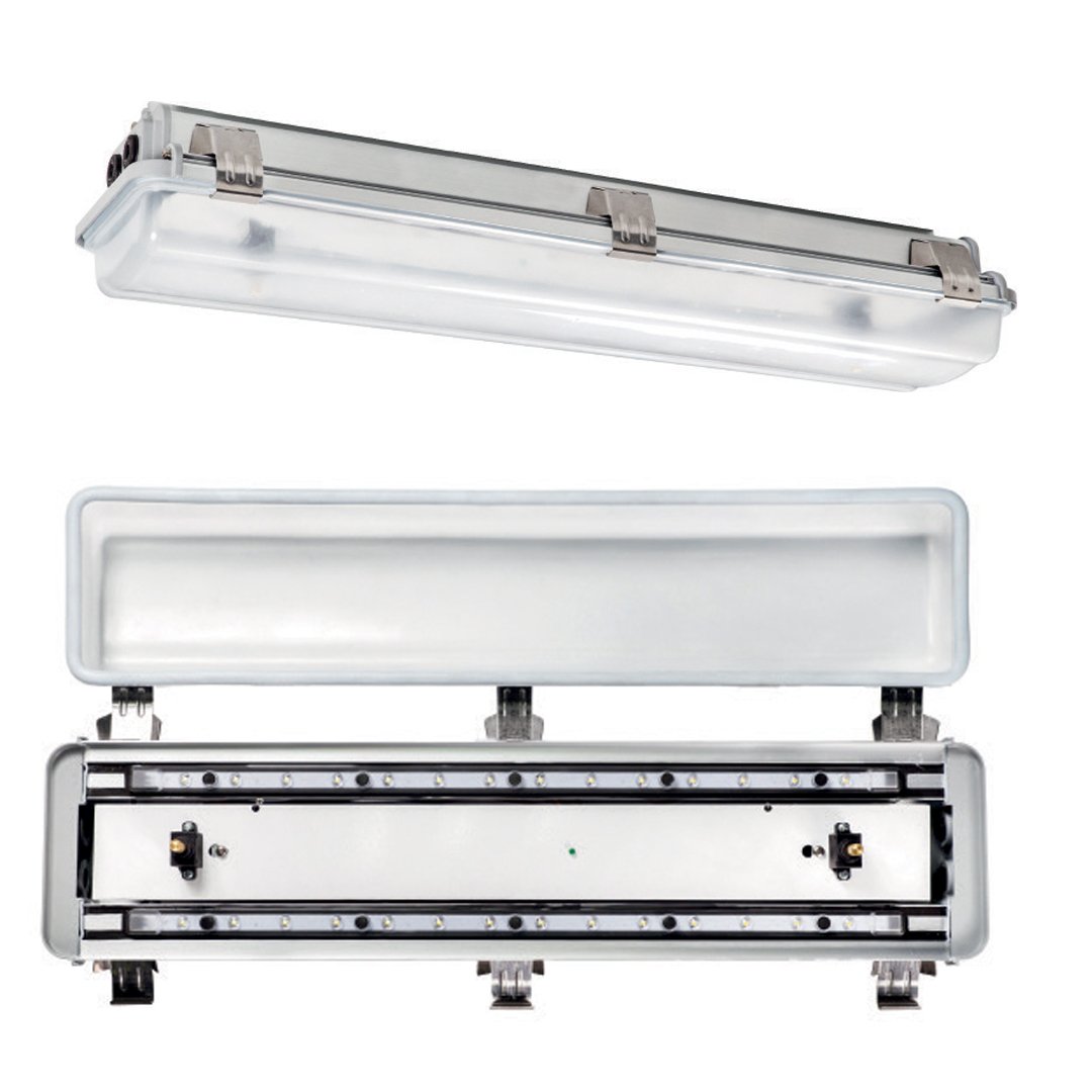 Explosion Proof Linear LED Emergency Light Fixture