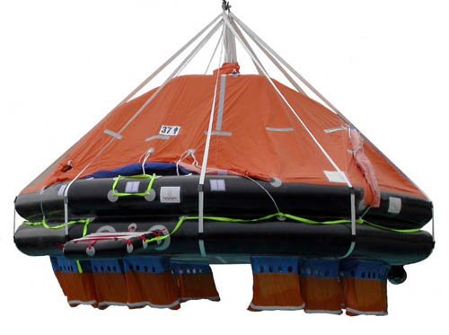 Liferaft DL 37 persons A pack approval EC