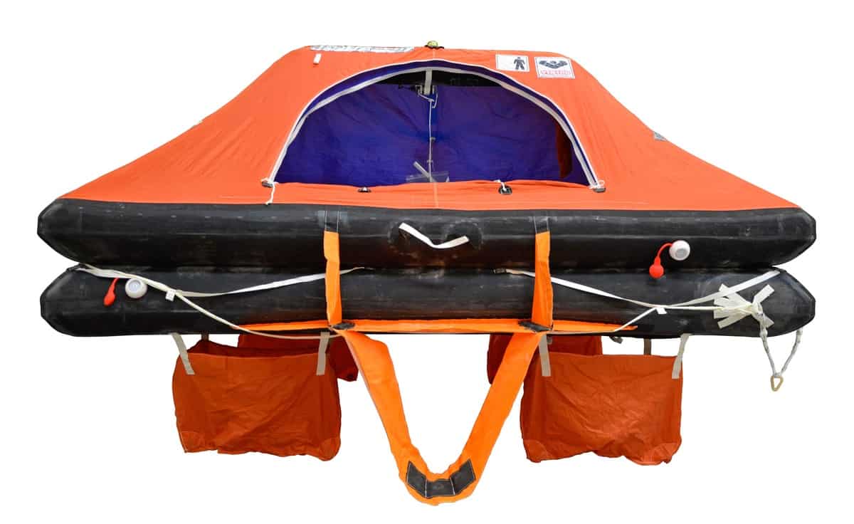 Bè Cứu Sinh Tự Thổi VIKING 16DK+ throw overboard (16 người)